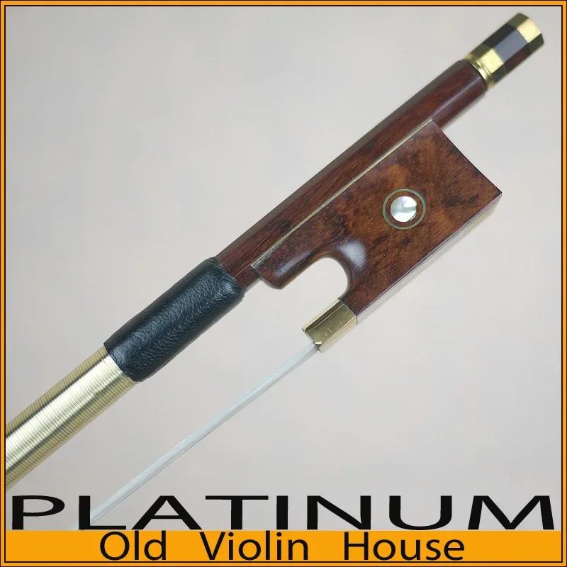 

Gold Fitted IPE Violin Bow with Snakewood Frog (4/4), Good balance of strength and flexibility.