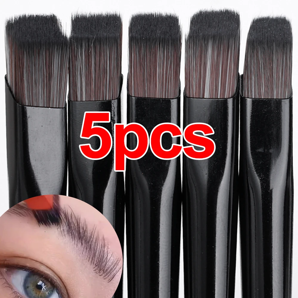 1-5PCS Wild Eyebrow Brush Multi-angle Multifunction Simulated Eyebrow Hair Makeup Brushes 3D Wild Eyebrows Make Up Brushes Tool