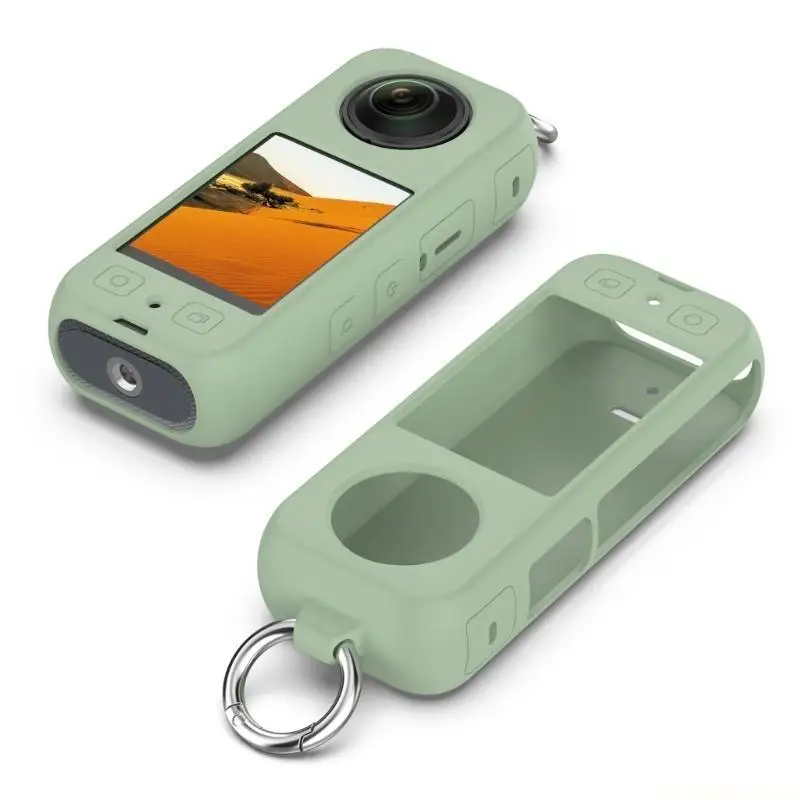 E56B Protective Case for 360 Action Camera Silicone Cover Camera Dustproof Waterproof Silicone All-Round Sleeve Cover