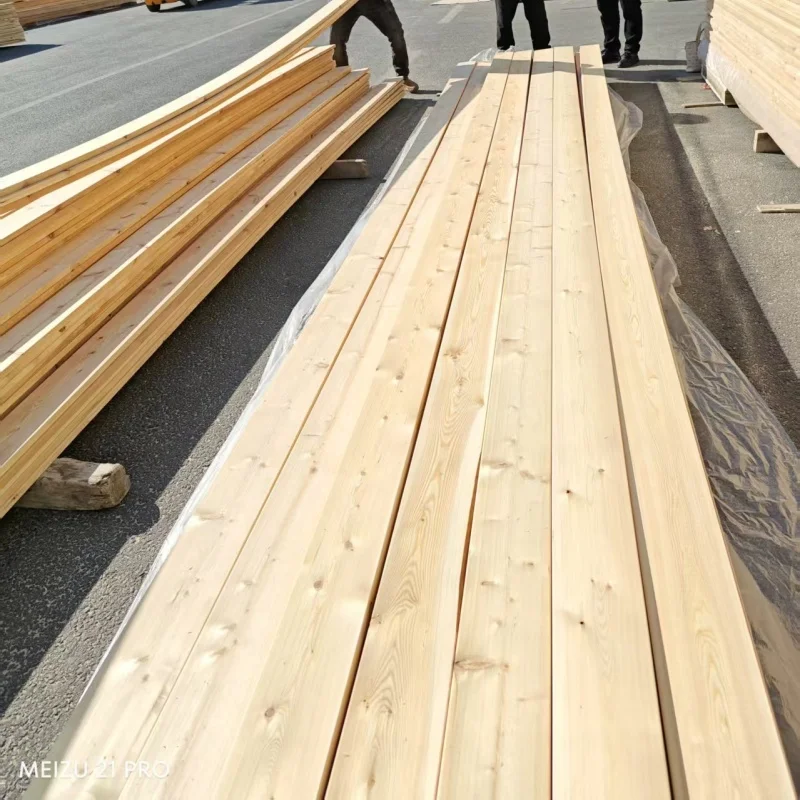 custom.Natural Durable Larch Decking Boards