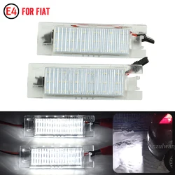 2PCS LED Number License Plate Light For Fiat Bravo Argo 2017-2019 Grande Punto Evo Siena 500L Doblo Croma Marea Tail Lamp Canbus