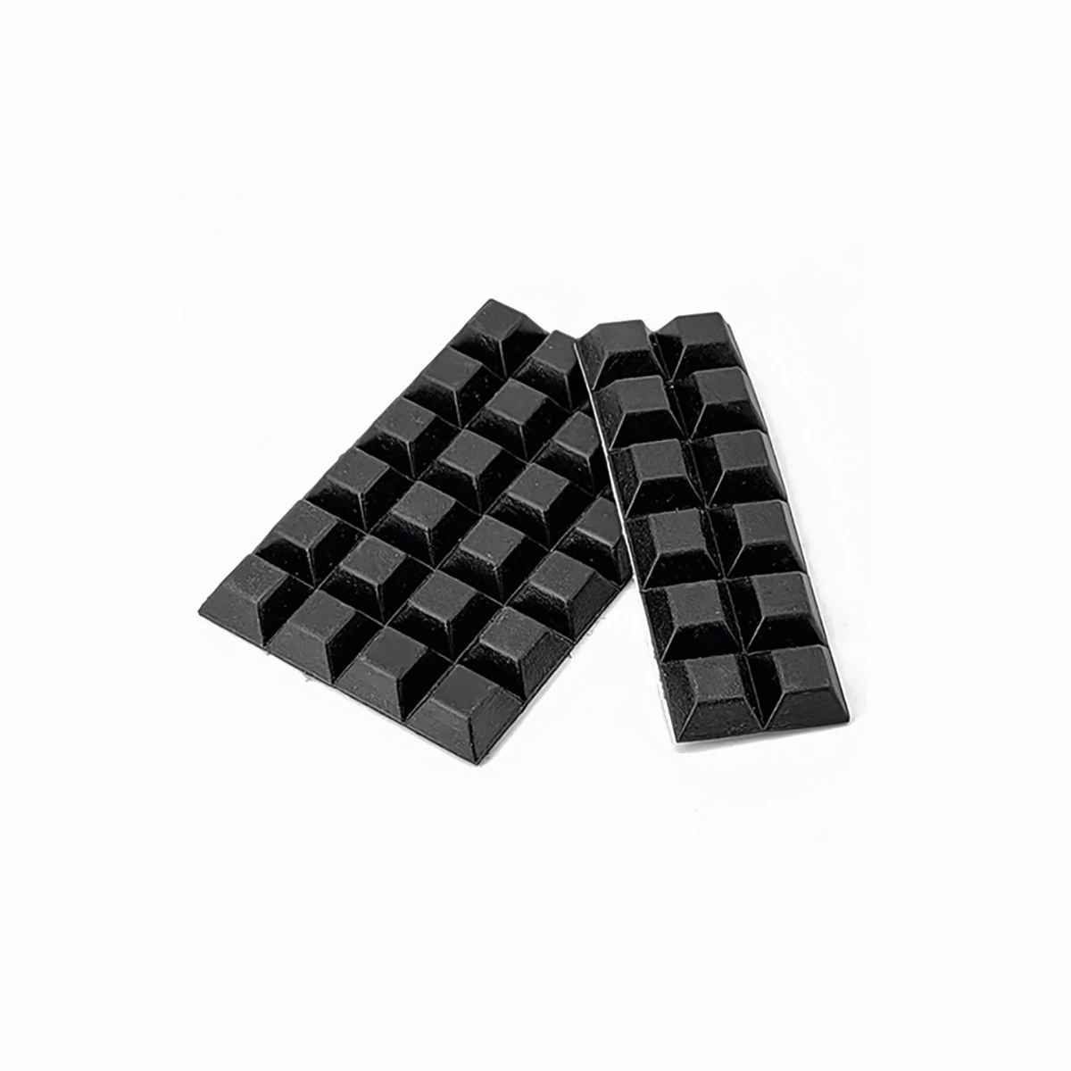 Self Adhesive Square Foot Mat Chassis Anti-Collision Furniture Anti Slip Rubber Shock Absorption Self-Adhesive Raised Foot Mat