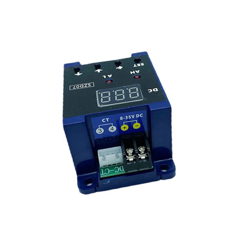 DC Digital Ammeter SZD07 Supporting Real-Time Monitoring and Configurable Alarm Delay for Industrial Current Control