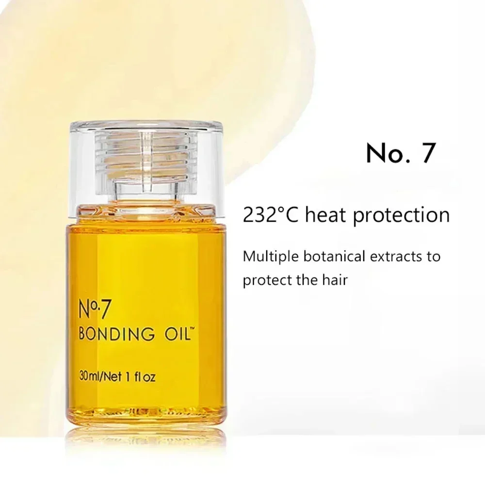 Aceite adhesivo No.7, aceite antirotura para el cabello dividido, reparación de acondicionador de cabello esencial dañado, producto, 1/2/3/5 Uds., aceite lubricante de ciclo