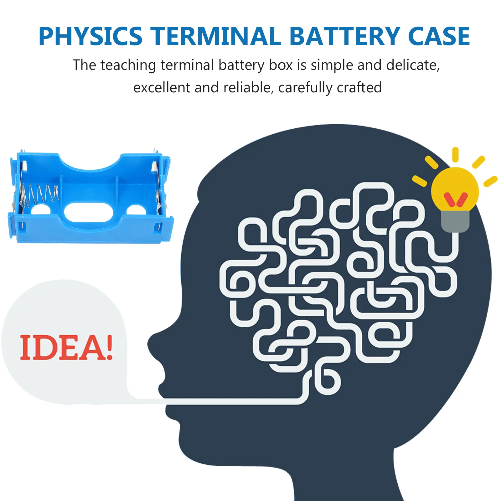 

4Pcs Safe Durable Terminal Case Practical for Physics Experiment Teaching Instrument Simple Long Lasting