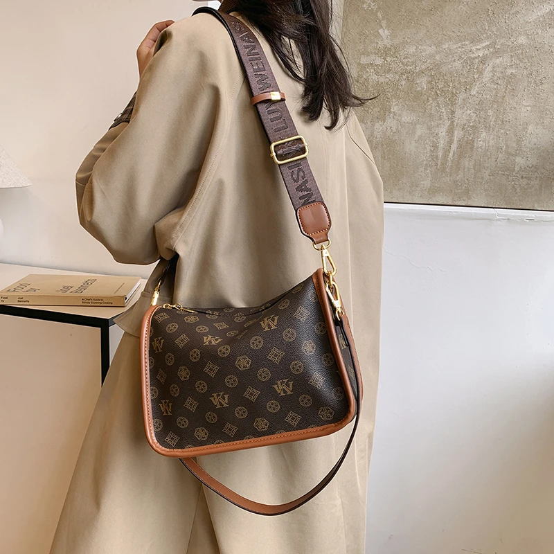 

Classic Leather Shoulder Bag For Women Designer Crossbody Handbag Ladies Tote Purse Elegant Office Daily