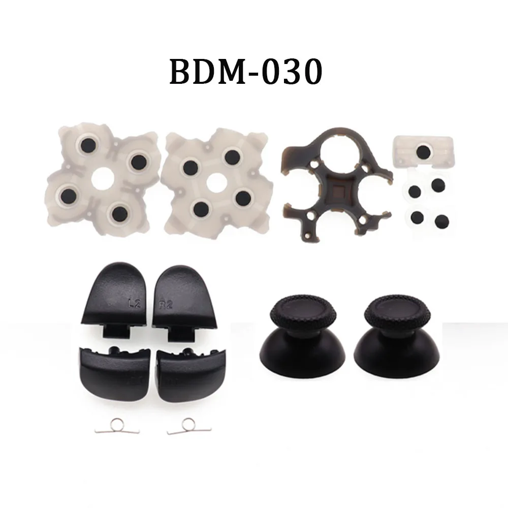 Für PS5 BDM-010 020 030 Controller L1 R1 L2 R2 Trigger Tasten Analog Stick Leitfähigen Gummi Reparatur für Dualsense V1 V2 V3