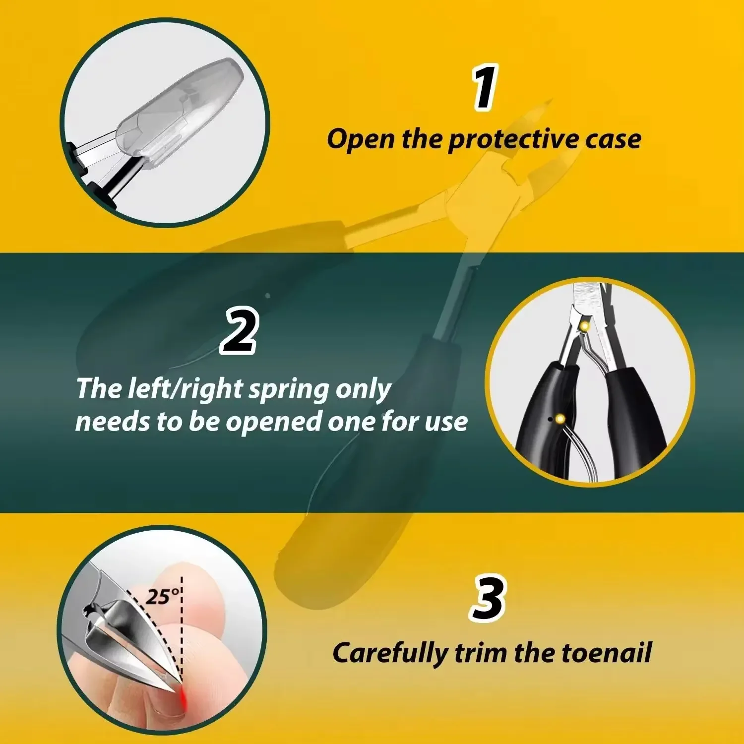 1 Stück Fabrik Edelstahl Zehennagelknipser Nagelhautzange Schönheitswerkzeug rote Nagelhautzange Pediküre-Werkzeug