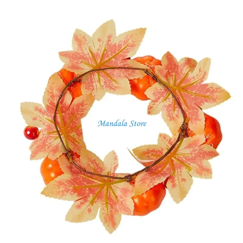 

U2JC Holder Wreath Garlands Holder Artificial Flower Halloween Garlands for Thanksgiving Halloween Decor