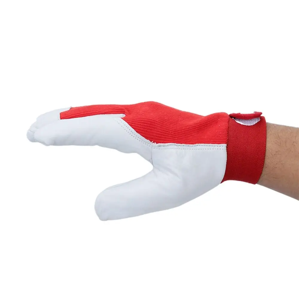 

Сварочные перчатки случайного цвета, принадлежности для сварщиков, кожаные защитные перчатки, дышащие теплоизоляционные рабочие безопасные перчатки на рабочем месте