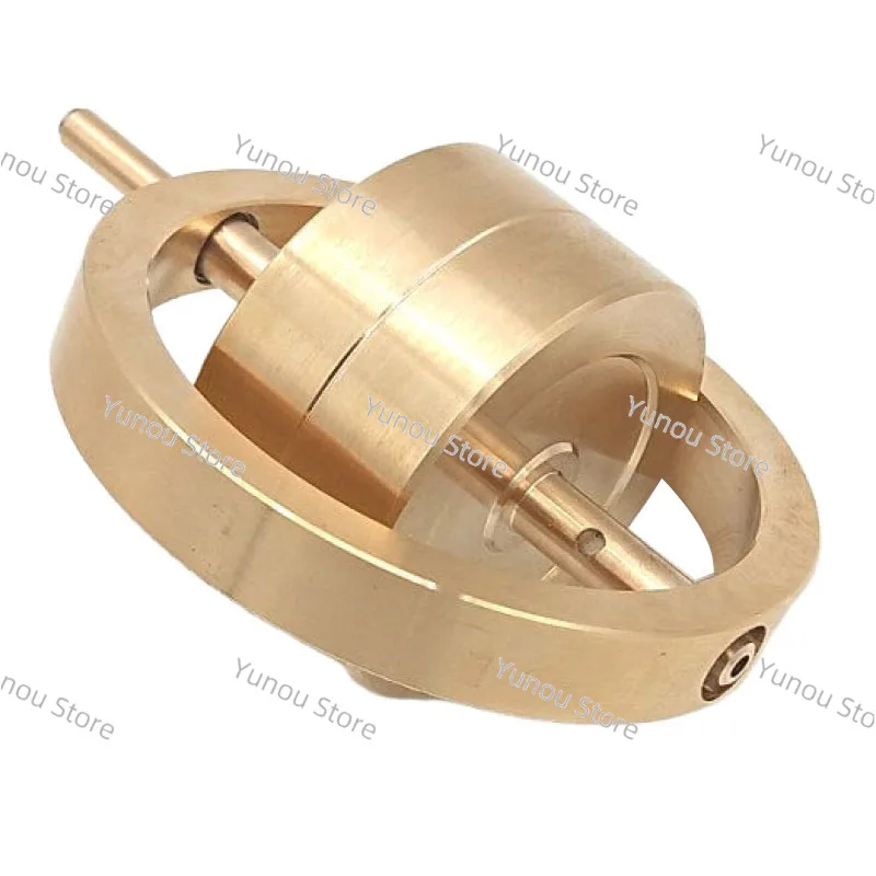 Electric Start Frameless Brass Gyroscope Technology Experiment Anti Gravity Hand Twist Toy