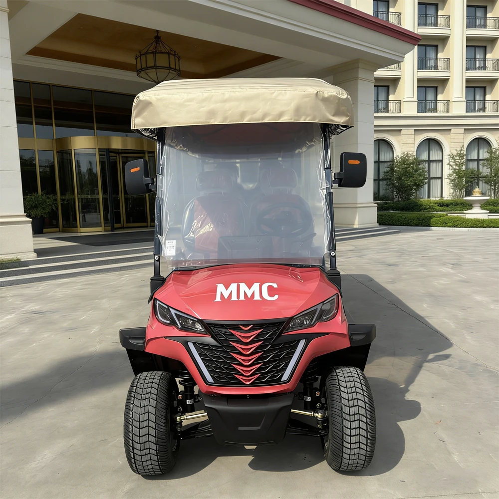 2026 Brand CE Certificate Club Car New Energy Electric Golf Carts Roof LED Light Strips Rain Cover 4 Wheel Drive Golf Cart