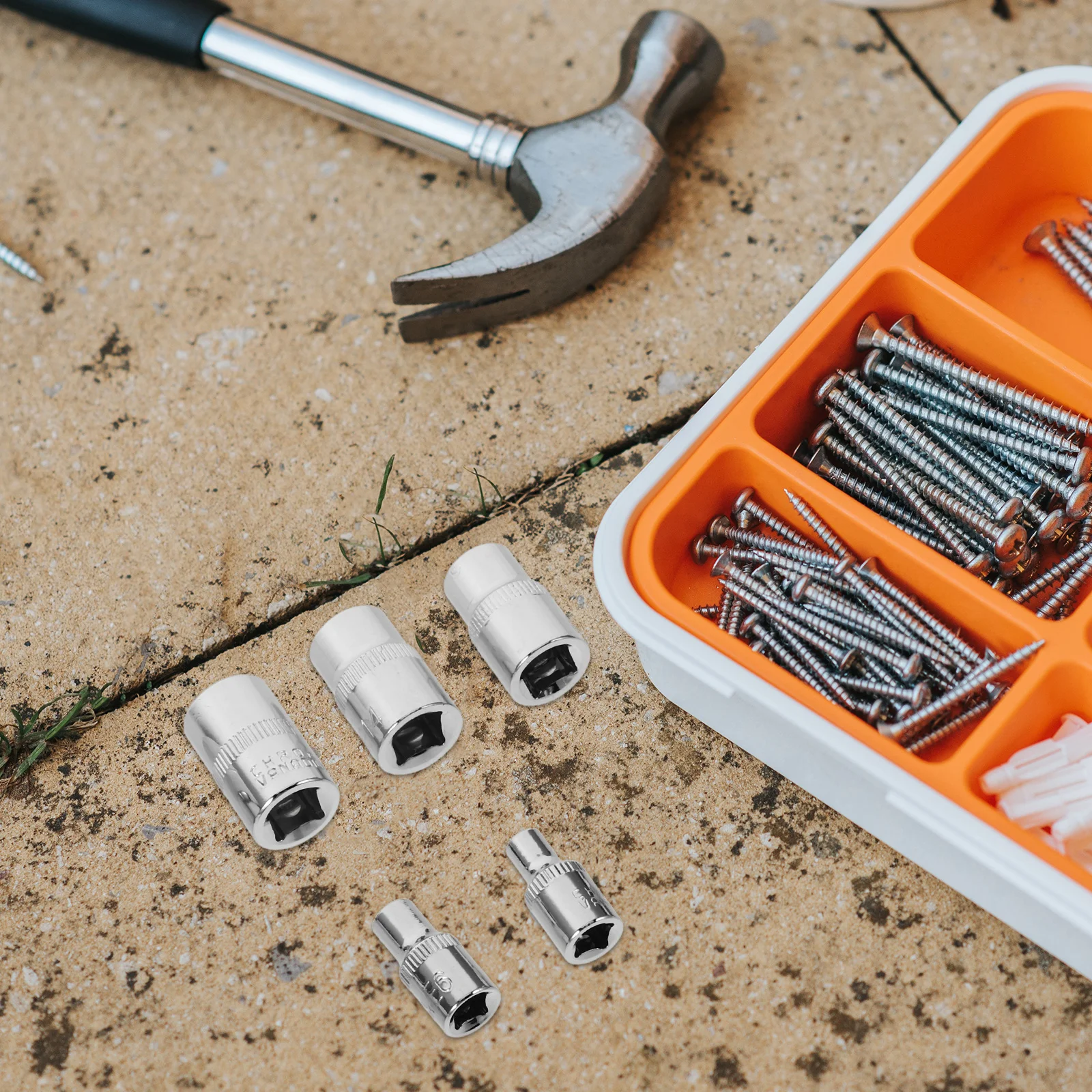 

11Pcs Hexagonal Plum Socket Vanadium Steel Heat Treated Long Sleeve Anti-Slip Rust Resistant for Auto Machine Electrician Home