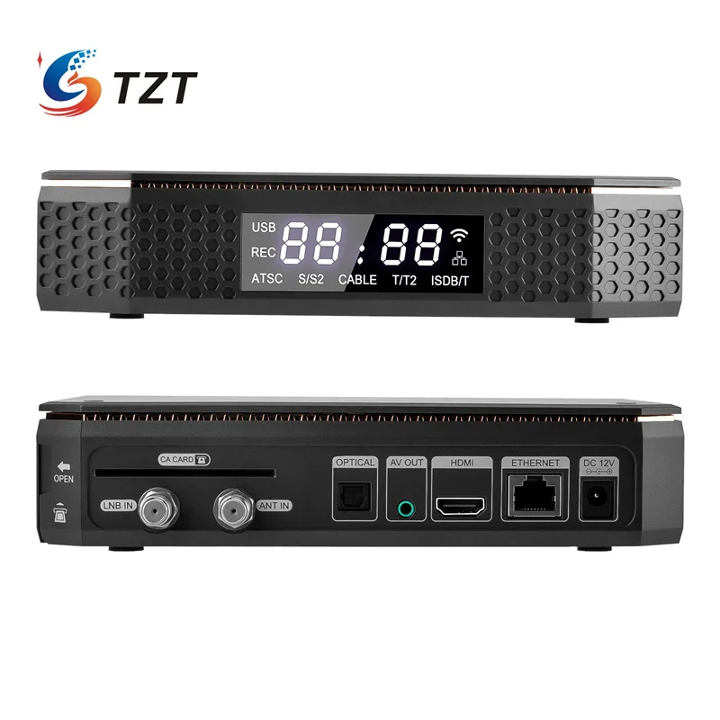 TZT GTMEDIA GTX Combo 2G+32G Wifi TV Box 4K Set Top Box for Android 9.0 Google Play Netflix Youtube