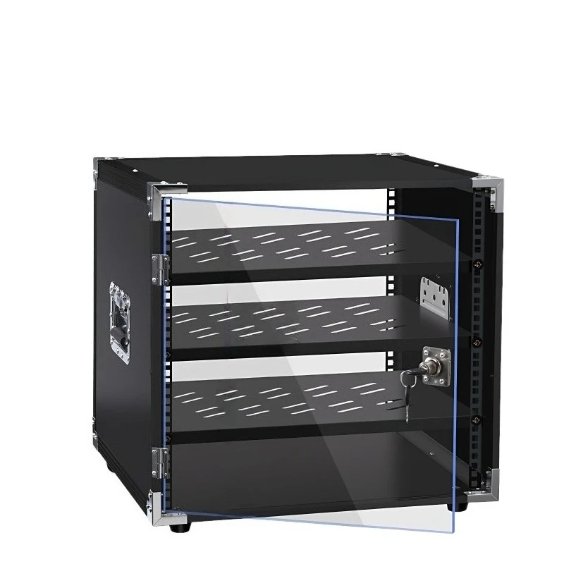 For 4U 6U 8U 10U Amplifier Rack Home Audio Equipment Simple Cabinet Flight Case