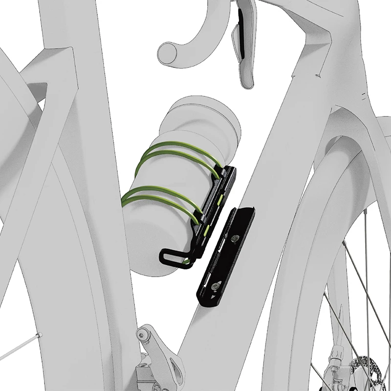 Fahrrad-Schnellspannband Magnetischer Fahrrad-Flaschenhalter Ultraleichter Universeller Fahrrad-Flaschenhalter mit Magnetfuß