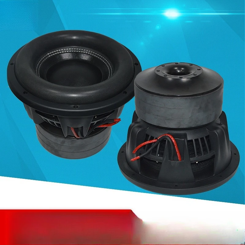 Car audio speaker 12-inch double voice coil 100-core high-power bass modified cannon side subwoofer speaker