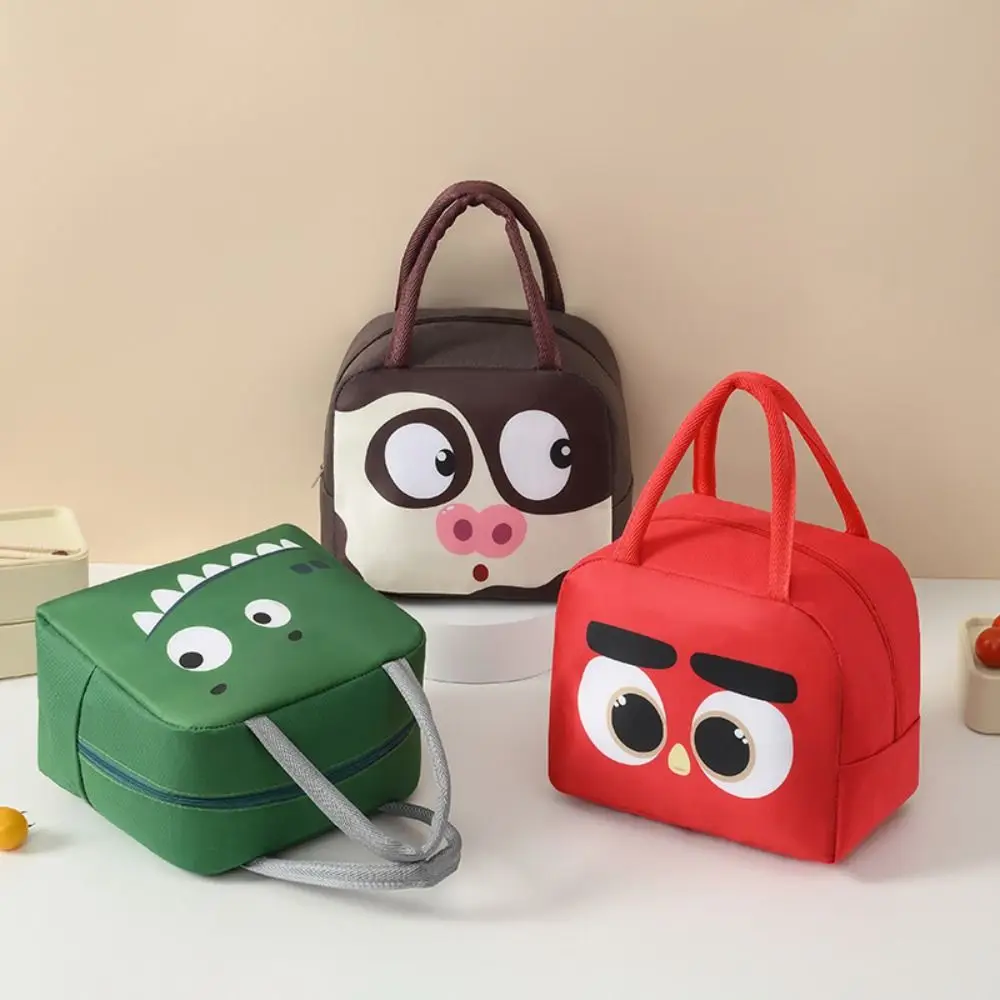 Oxford Cloth Cartoon Lunch Bag Portable Thermal Insulated Lunch Box Bags Lunch Box Accessories Thermal Bag Lunch Box Food Bags