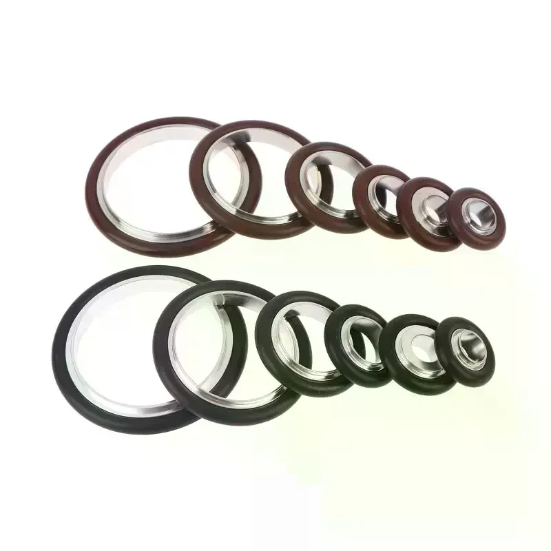 

1PCS KF10 KF16 KF25 KF40 KF50 AL Alloy 304 Stainless Bracket With NBR FKM O-Rring Seal For Vacuum Clamp Pipe Fitting Homebrew
