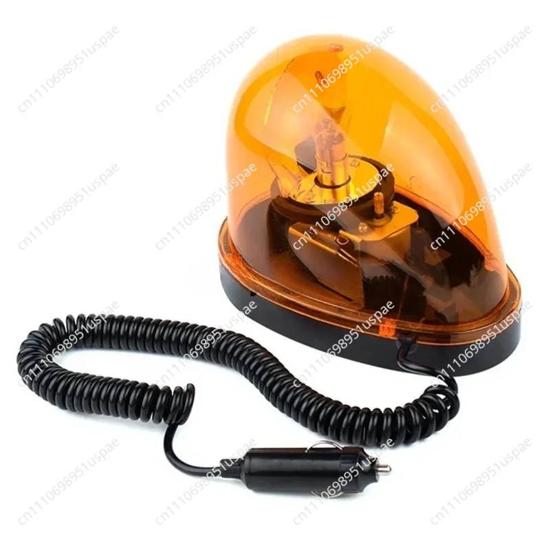 Suitable for New Magnetic Teardrop DC12V Rotate Beacon Amber Warning light Emergency Car