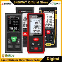 SNDWAY SW Rangefinder Digital Laser Distance Meter Professional High Precision Mini Range Finder Laser Tape Measure Trena Meter