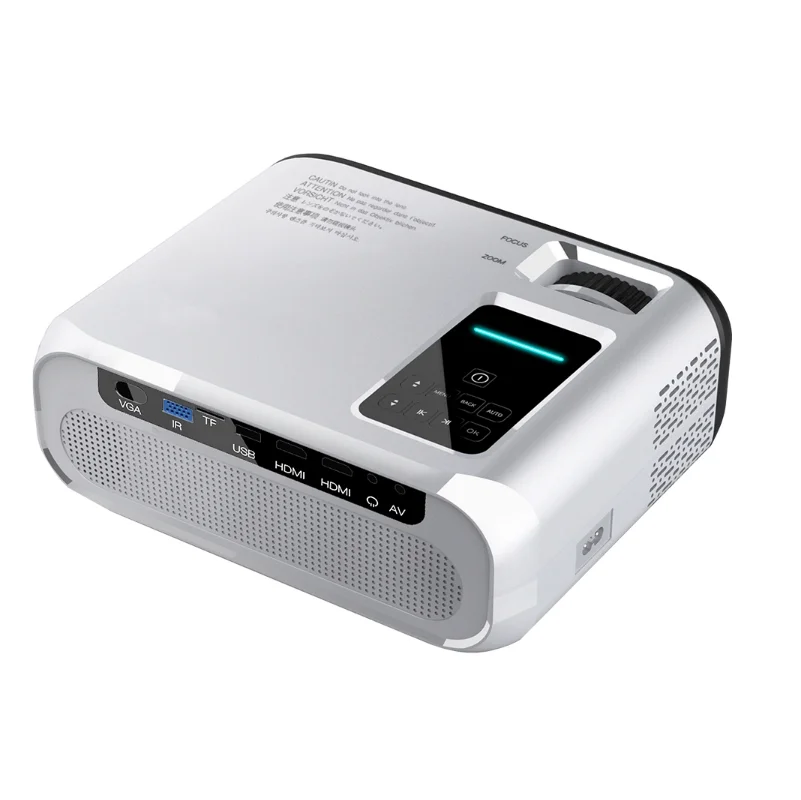 2023 Latest E500S Home Theater Overhead Projector Supports 720P Phone Mirroring Wifi LCD Wireless Proyector For Home Use