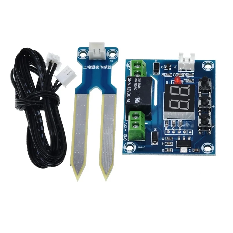 XH-M214 12V Soil Humidity Sensor Controller Irrigation System Automatic Watering Module Digital Display