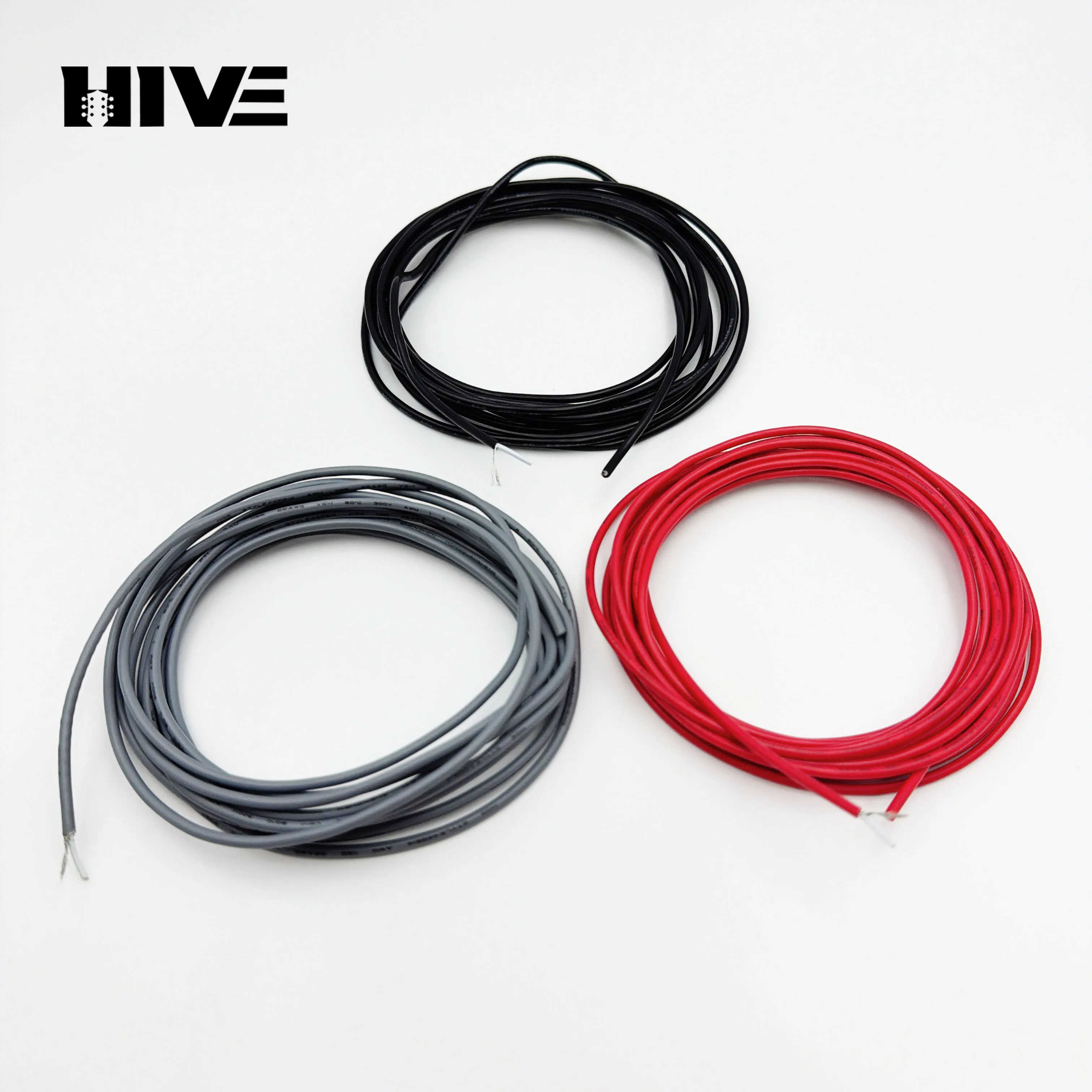 Single-Core + Ground Wire Pure Copper Flexible Wire 26AWG Electric Guitar Pickup Shielded Wire+2/3/4-Core Guitar Connection Wire