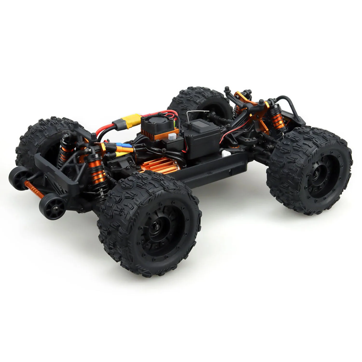 1/16 ZD Racing MT16 RC Big Tire Truck 4x4 Ferngesteuertes Offroad-Fahrzeug 2845 Bürstenloser Motor 35A ESC Akku RTR Modellauto – Detail 5