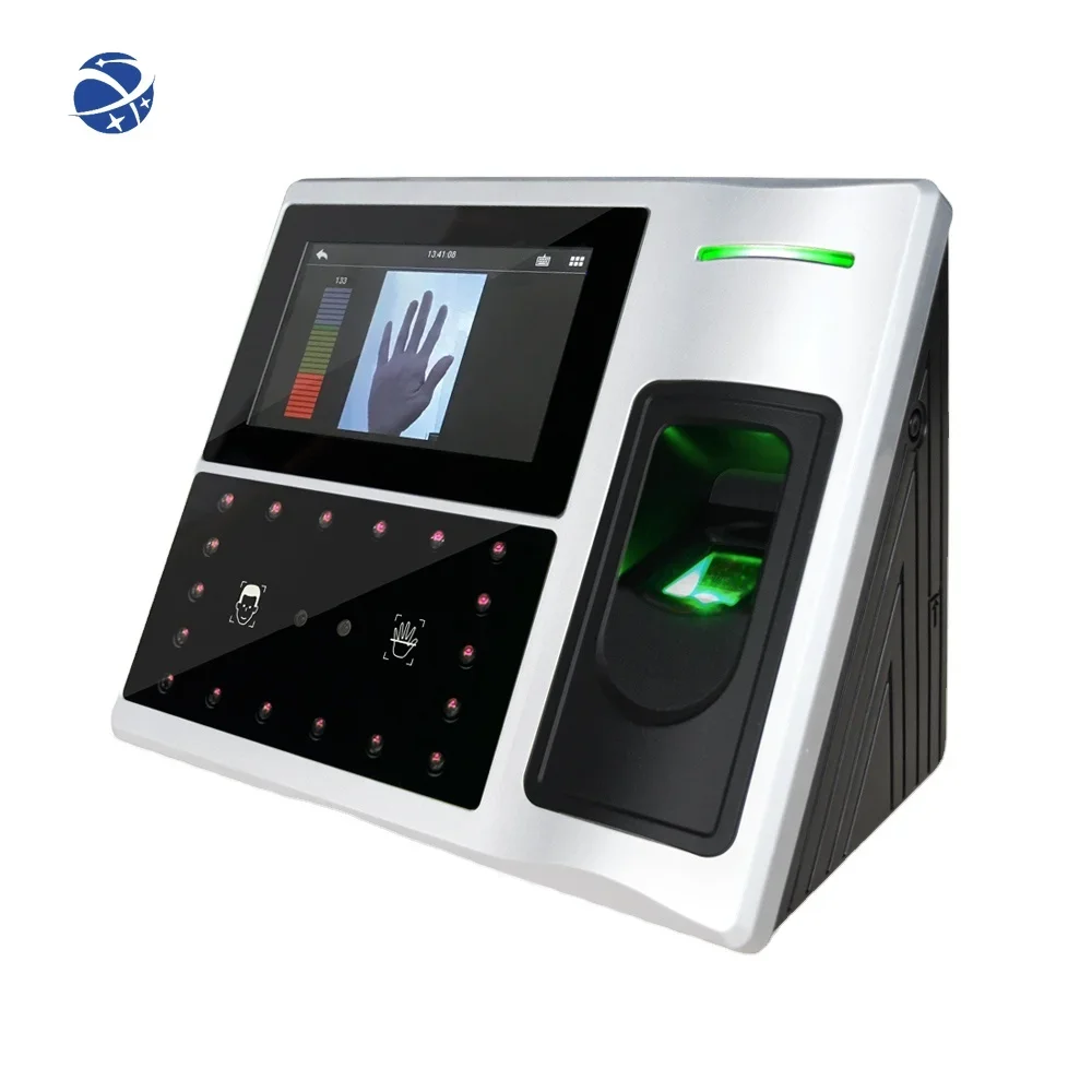 YYHC 6000 Palm and 12000 face Recognition Multi-Biometric Time Attendance system with fingerprint reader