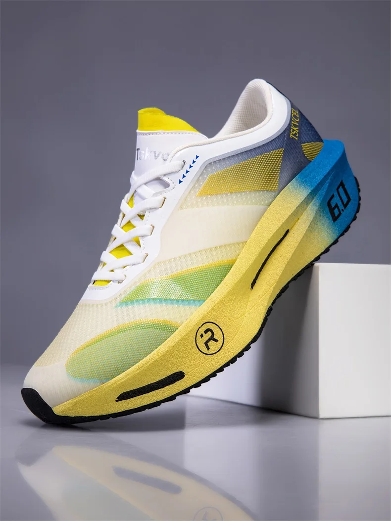 Marathon-Laufschuhe für Herren, Athletische Spezialität mit Carbonplatte, Trend-Sneakers, Leichte Atmungsaktive Sportschuhe für Damen – Detail 20