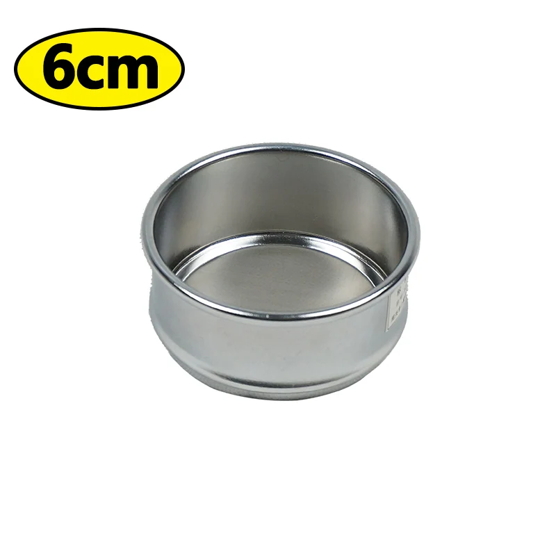 

6cm diameter stainless steel 304 mesh sieve standard double-layer chrome-plated frame sampling sieve 250-2000 mesh