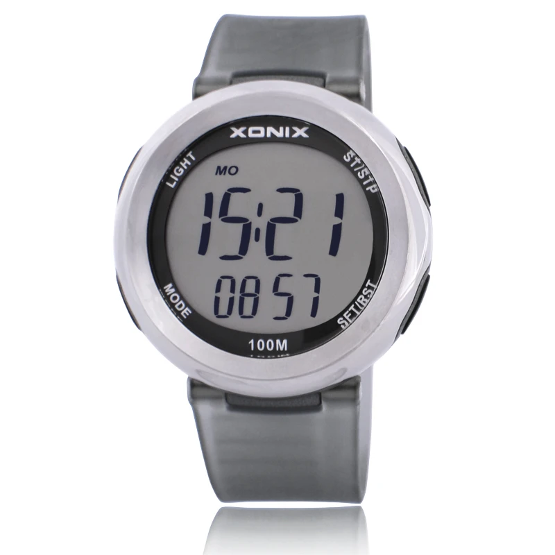 2024 New Women Sports Watch Waterproof 100m Digital Led Lighting Outdoor Swim Diver Girl Sport watch Relogios Femininos CB