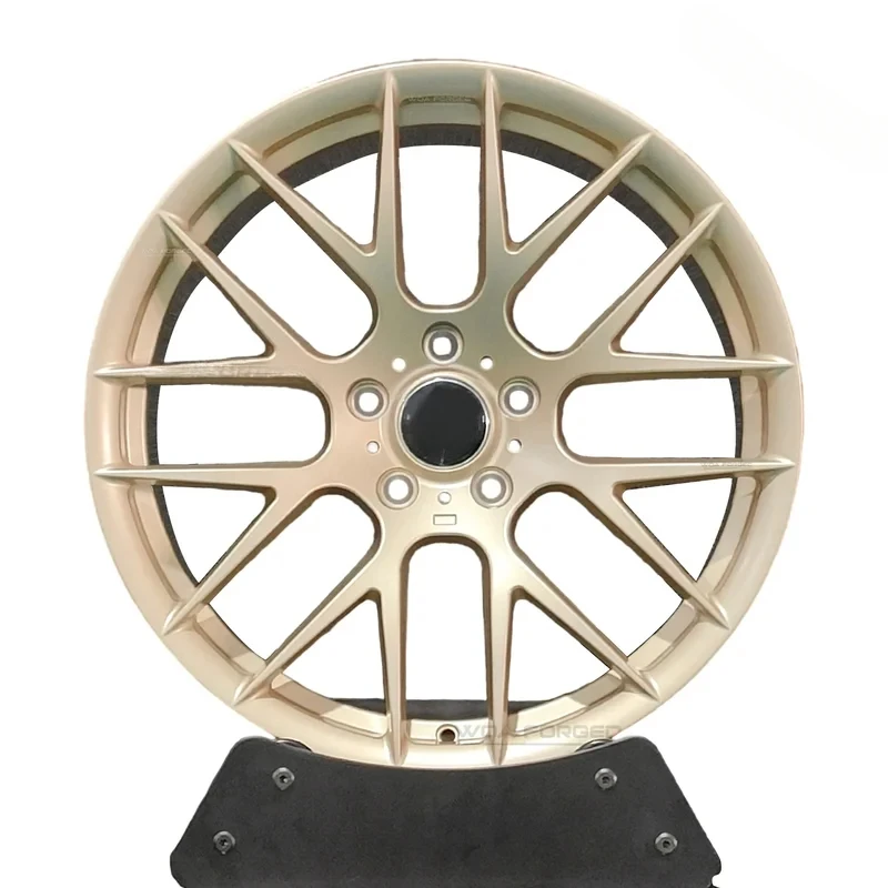 Automotive Aftermarket Tuning Wheel Parts, REV7‑Style Multi‑Spoke Grid Forged Deep‑Dish Rims 19‑21 Inch 5x120 5x112 Lightweight