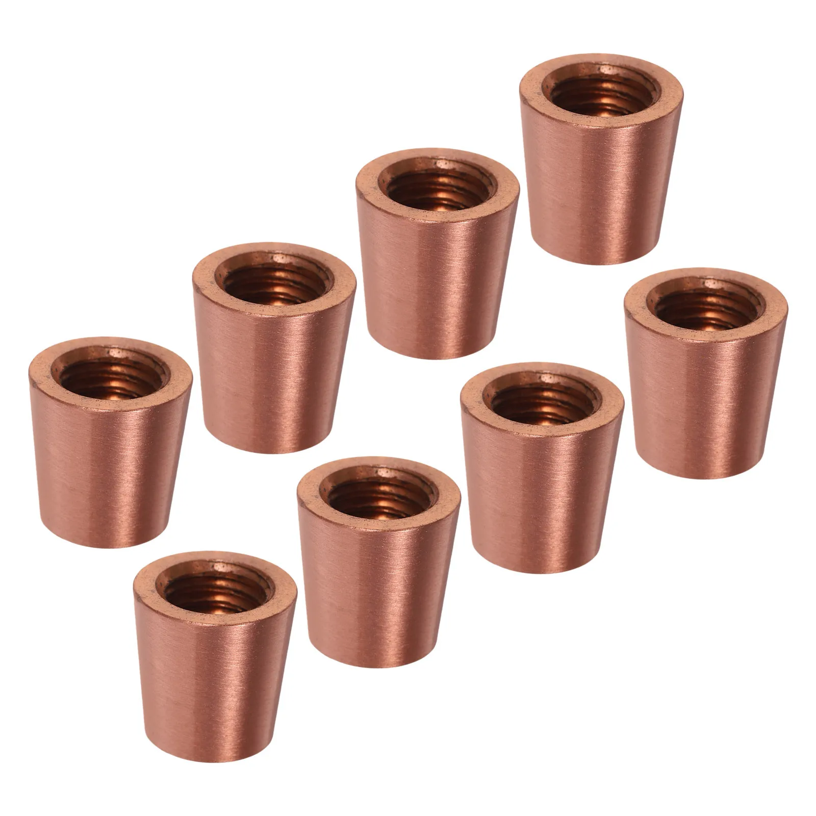 

8pcs Feet For Wooden Tray Solid Brass Material Conical Base Design Cutting Board Legs Furniture Feet Display Tray Riser Wood Box