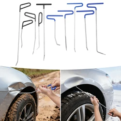 10PCS Dent Repair Rods Kit Paintless Dent Removal Rods Auto Body Dent Repair Hook Rods Repair for Most Car Dent Removal