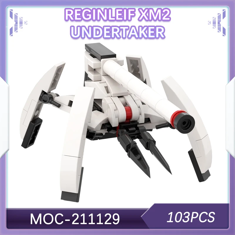 

103 шт. Reginleif XM2 Undertaker, строительный блок в сборе, популярные анимационные модели, военное оружие, игрушки, подарки, украшения MOC- 211129