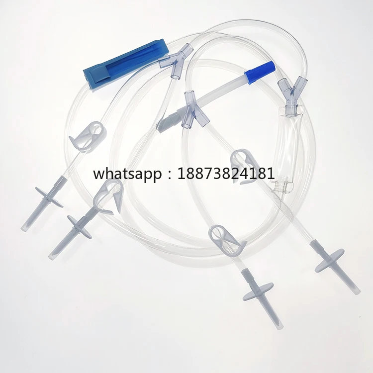 Amsino factory medical supplies disposable Y site drainage tube Cystoscopy TUR Bladder Irrigation Set fast shipping