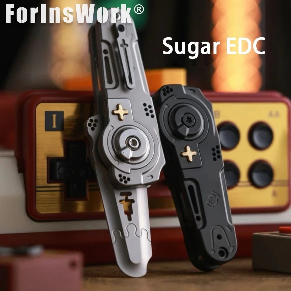 

Титановый инструмент Sugar EDC: модель без фиксатора, быстрое открытие и закрытие — игрушка-антистресс, настольная игрушка, крутые вещи