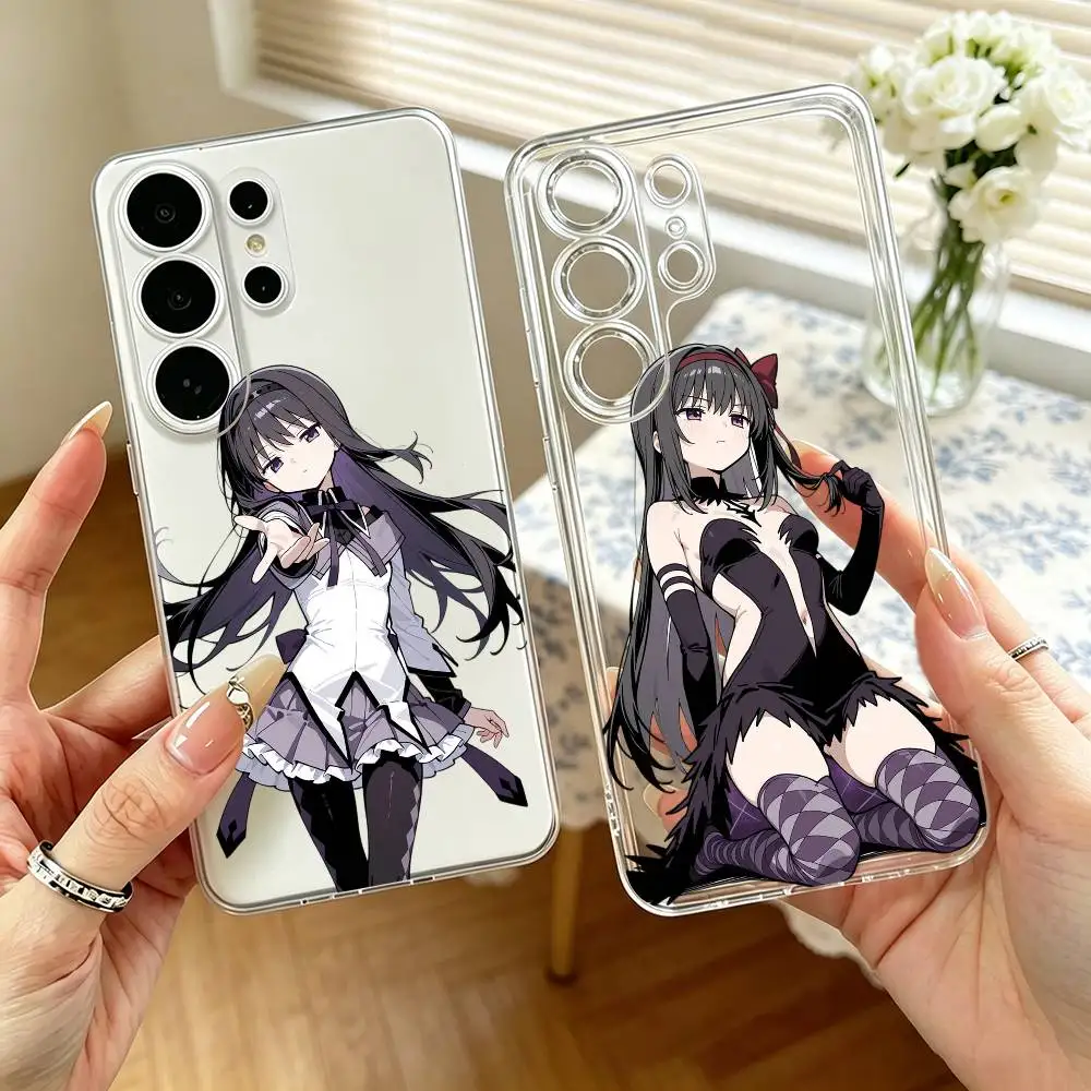 Puella Magi Madoka Magica   Phone Case For Samsung S25,S24,S21,S22,S23,S30,Ultra,S20,Plus,Fe,Note,10,9,5G Transparent Cover