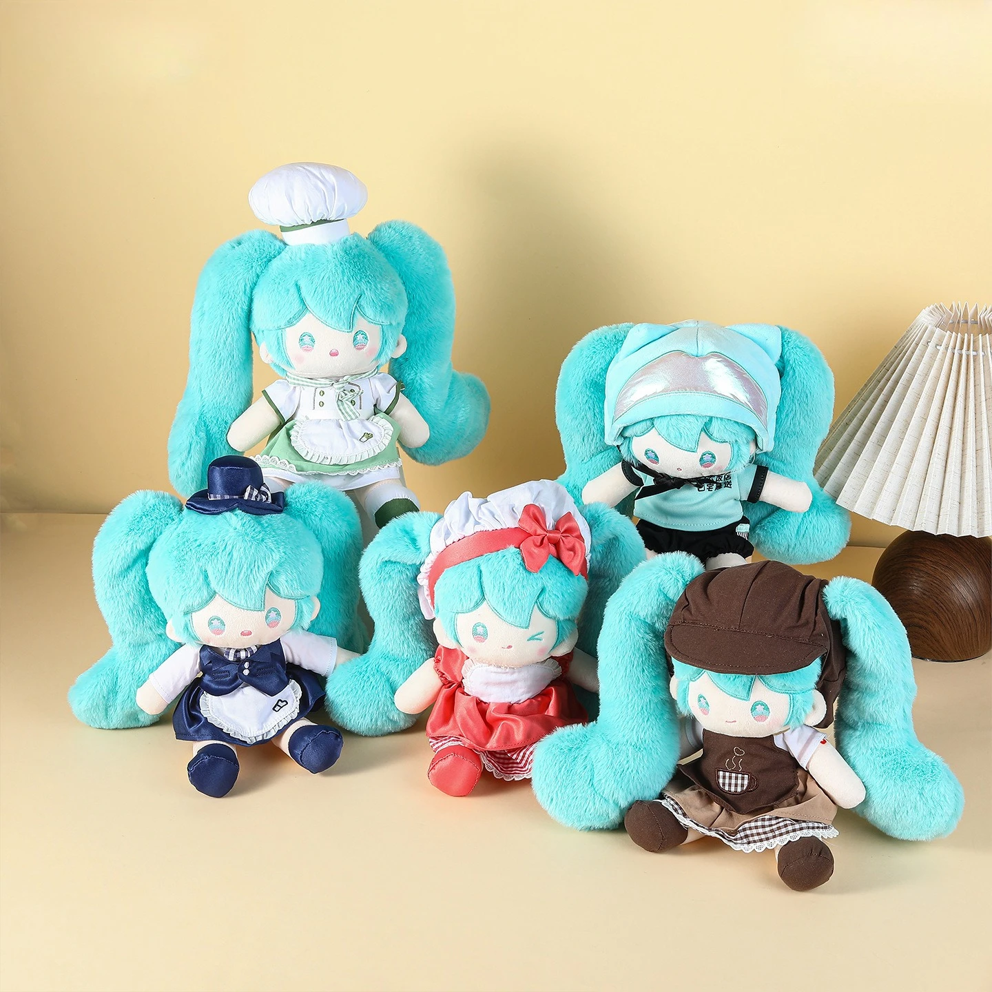 22-センチメートル素敵な初音ミクぬいぐるみぬいぐるみアニメかわいい漫画人形家の装飾収集ぬいぐるみ誕生日プレゼント女の子子供