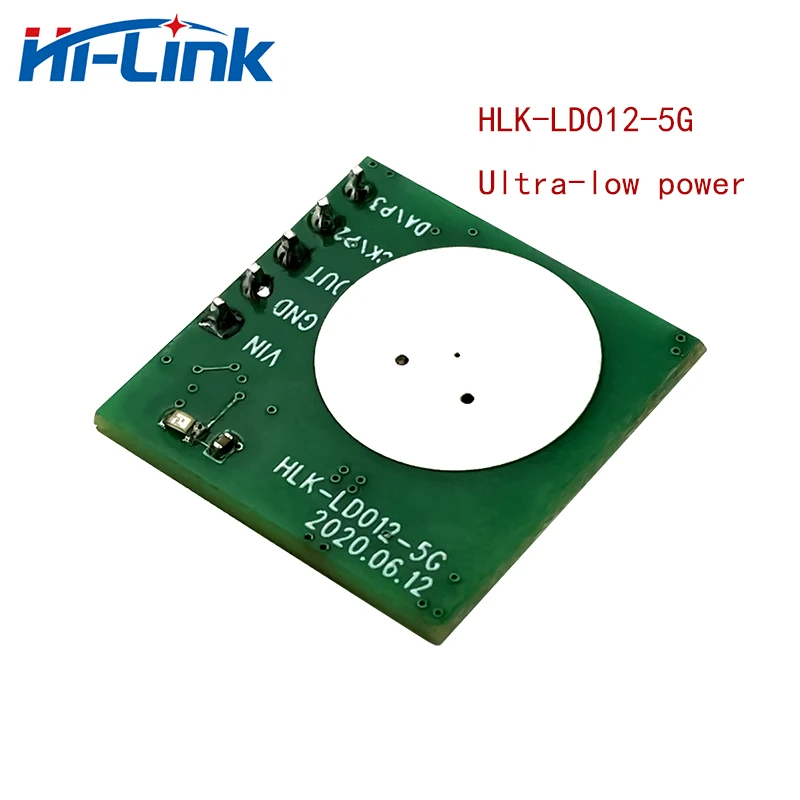 Free Shipping 5pcs ultra-low power 5.8G radar sensor overall power consumption Switch Sensor Module HLK-LD012-5G