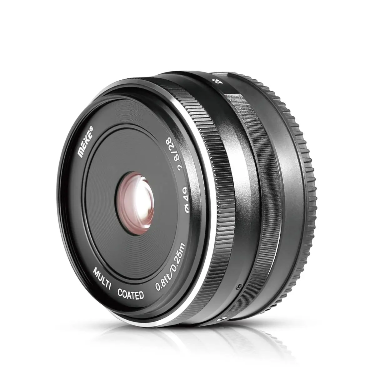 Meike 28mm f2.8 APS-C Manual Fixed Focus Lens for Sony E-mount A7III A9 NEX 3 3N 5 NEX 5T 5R NEX 6 7 A5100 A6300 A6000 A6100 A7