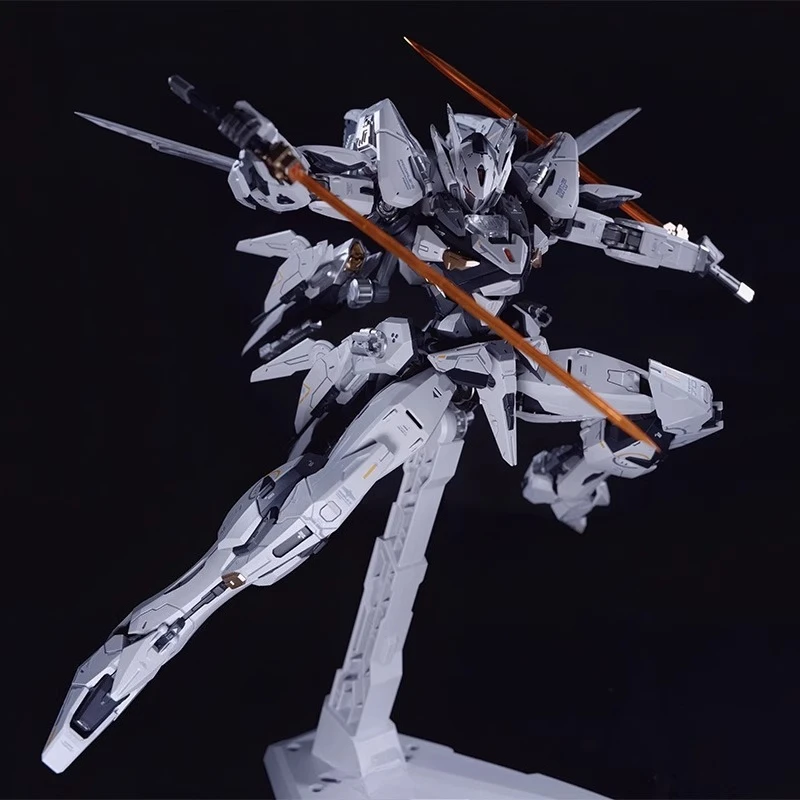 White Dew Air Combat Type 1/100 Military-style Alloy Skeleton Assembly Model Original Chinese Mecha Gift action figures boy girl