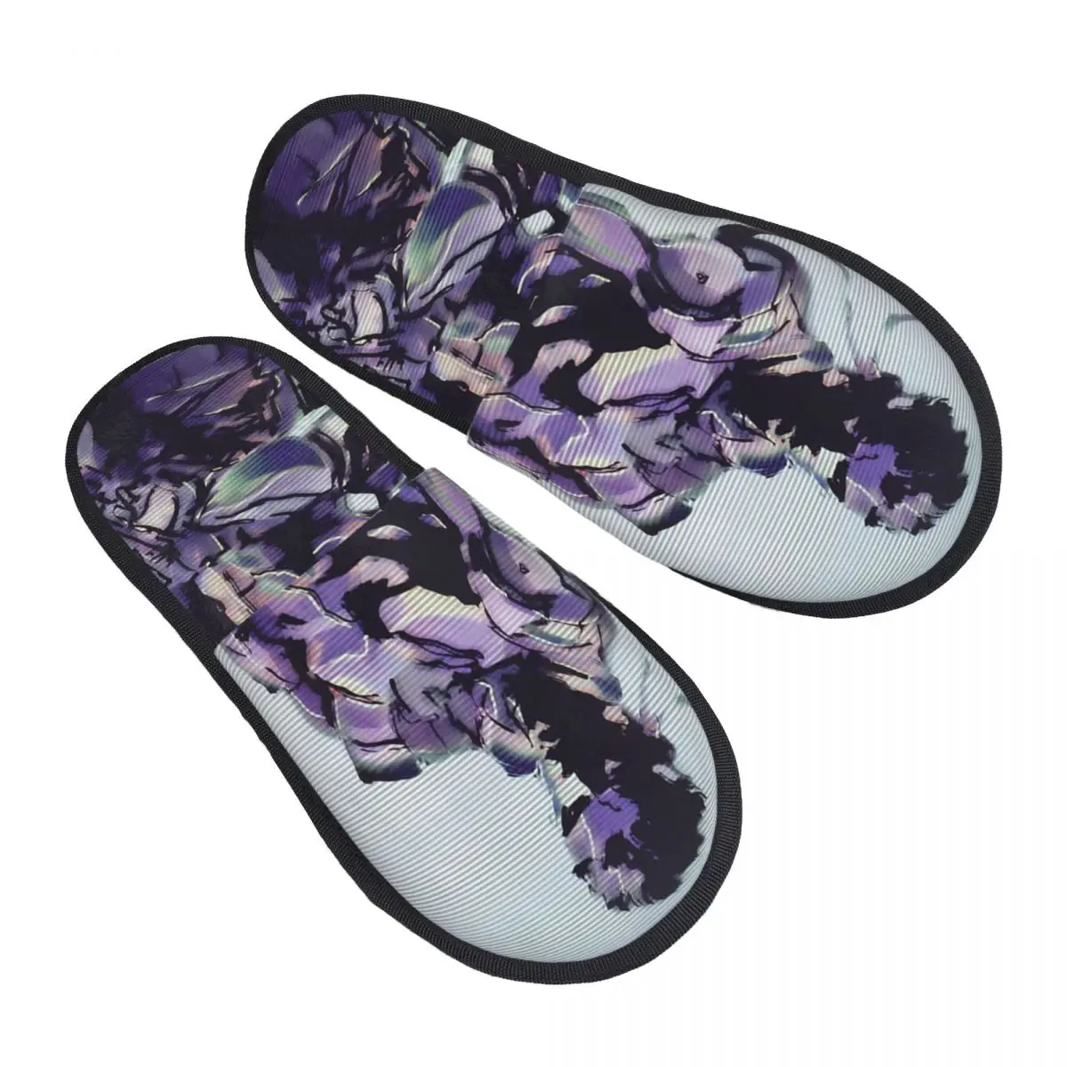 MGS1 Solid Snake Game Men Women Furry slippers,Cosy printing pantoufle homme Home slippers