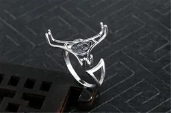 Adjustable Sterling Silver Ring Blank For Stones in Round or Any Shape 925 Silver Cabochon Ring Setting