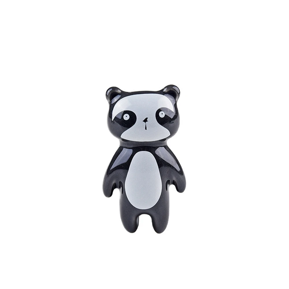Ceramic Cartoon Home Decor Panda Children's Room Drawer Pulls Door Knobs Cabinet Handles Furniture Hardware
