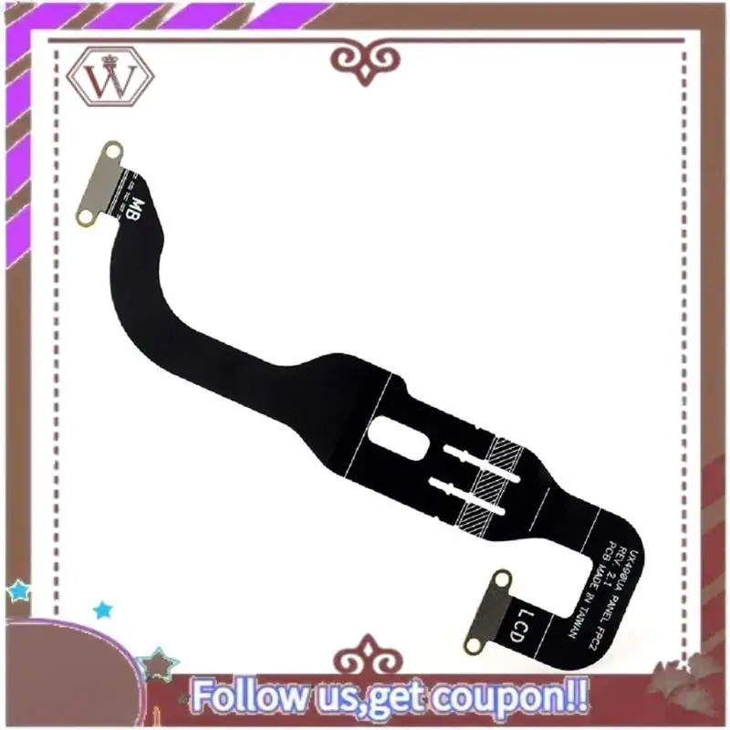 

ABBG-UX490 КАБЕЛЬ ЖК-видеоэкрана для Asus Zenbook Deluxe UX490 UX490UA UX490U UX490UAR T64275W3 Кабели LVDS для ноутбука Простая установка