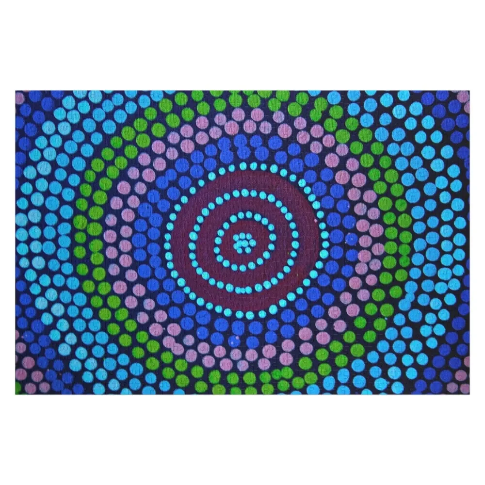 

Awesome Aboriginal Dot Art Jigsaw Puzzle Wooden Jigsaws For Adults Game Children Puzzle