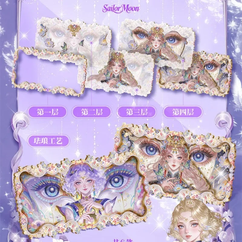 sailor-moon-collectible-trading-card-booster-box-dream-white-cat-theme-foil-flash-blind-packs-anime-tcg-hobby-collection-gift